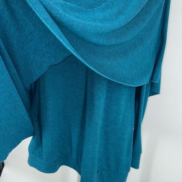 Soft Surroundings Medeline Hanker chief Tunic Layered Pullover Top Legion Blue M - Picture 9 of 13